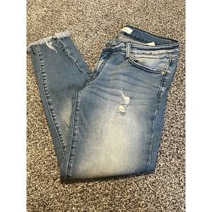 G1 Kancan Jeans‎ women's size 9 28 stretch distressed ankle skinny